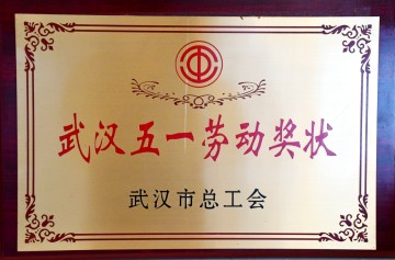2015 武漢五一勞動獎狀